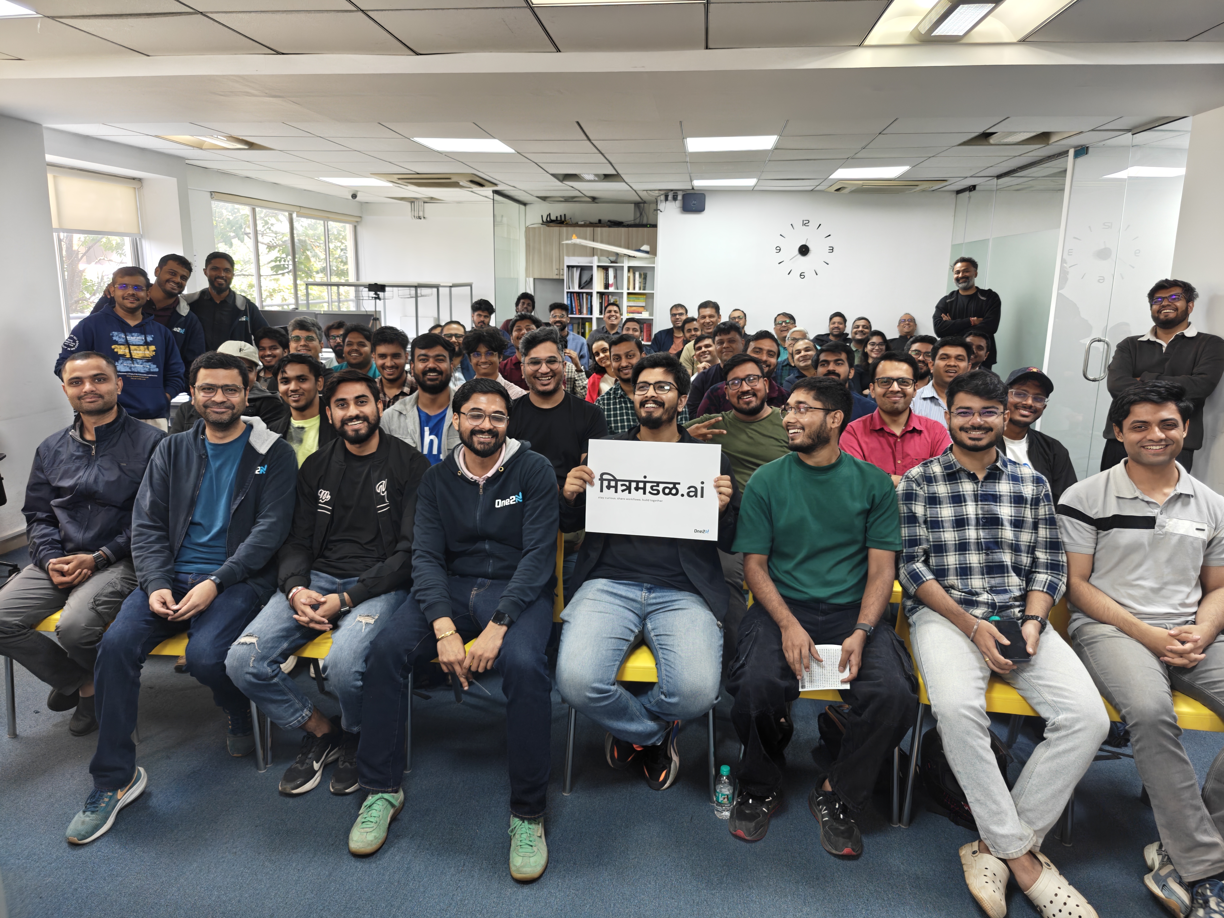 mitramandal.ai meetup group photo - dec 6, 2025